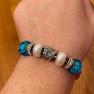 Brighton Butterfly Aquamarine Bracelet